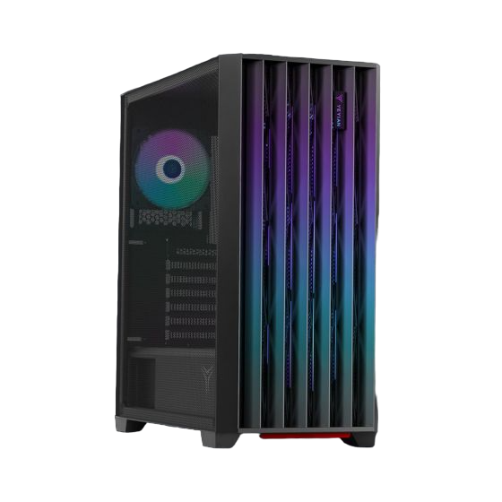 Gabinete Yeyian Phoenix Con Ventana De Malla, Midi-tower, Atx/micro-atx/mini-itx, Usb 3.2, Sin Fuente, 4 Ventila