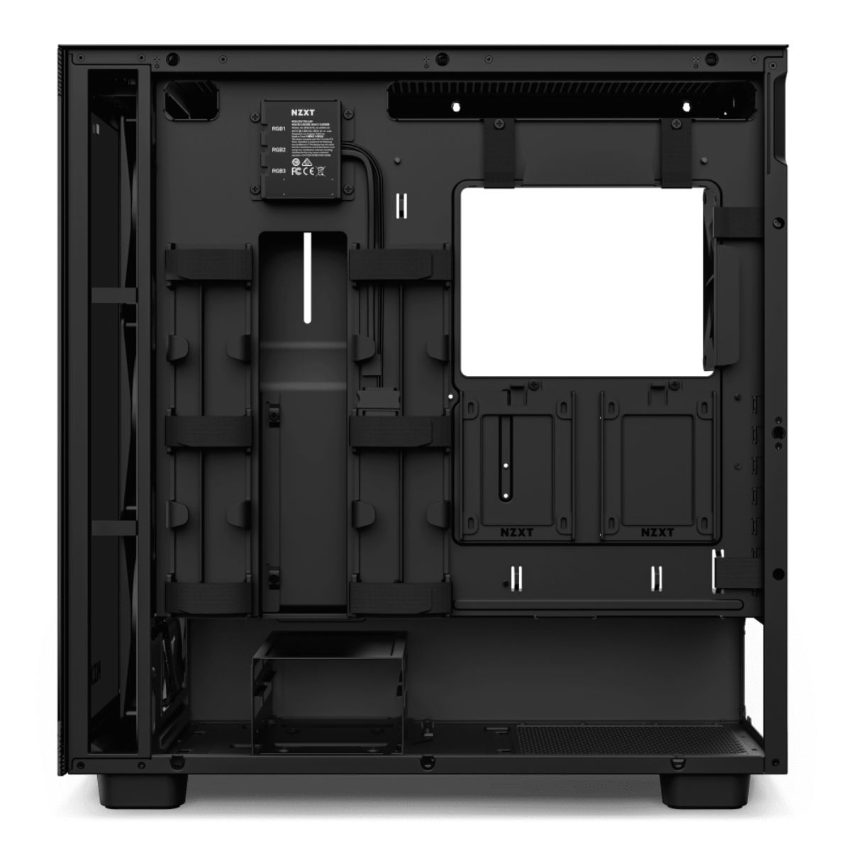 Foto 5 pulgar | Gabinete Nzxt H7 Elite Con Ventana Rgb, Midi-tower, Mini-itx/micro-atx/atx, Usb 3.1, Sin Fuente, 4 Ventiladores