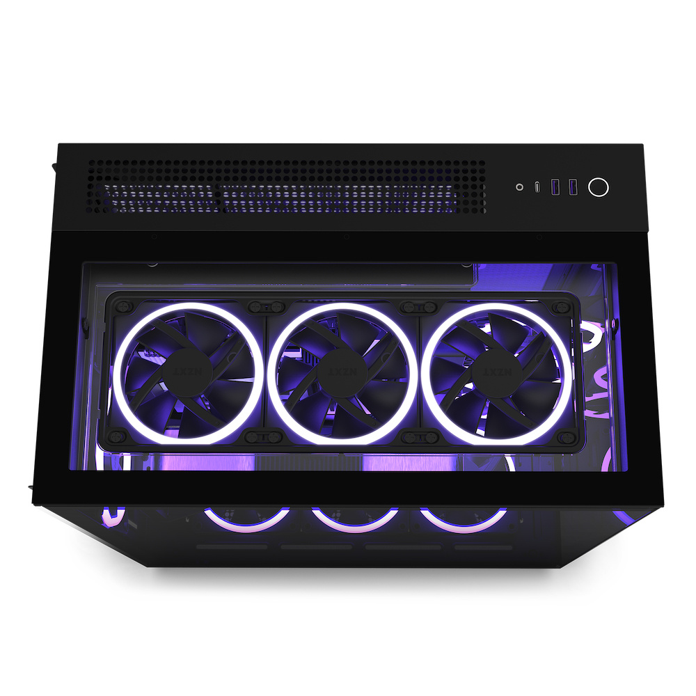 Foto 3 pulgar | Gabinete Nzxt H9 Elite Con Ventana Rgb, Midi-tower, Mini-itx/micro-atx/atx, Usb 3.2, Sin Fuente, 4 Ventiladores R