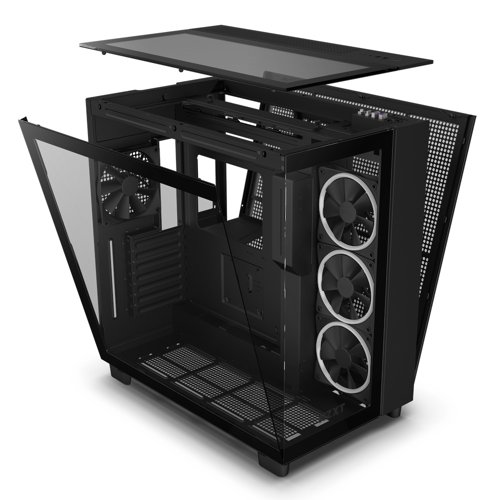 Foto 4 pulgar | Gabinete Nzxt H9 Elite Con Ventana Rgb, Midi-tower, Mini-itx/micro-atx/atx, Usb 3.2, Sin Fuente, 4 Ventiladores R