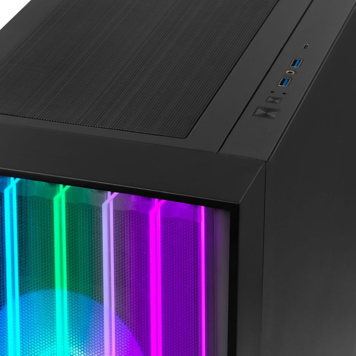 Foto 4 pulgar | Gabinete Yeyian Mirage X Con Ventana, Midi-tower, Atx/micro-atx/itx, Usb 3.2, Sin Fuente, Sin Ventiladores Instalado