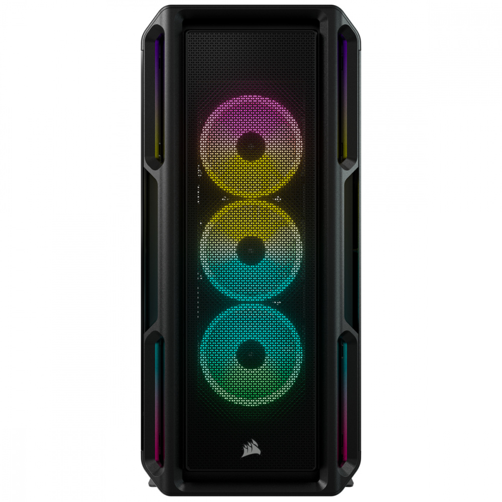 Foto 3 pulgar | Gabinete Corsair Icue 5000t Con Ventana Rgb, Midi Tower, Atx, Usb 3.0, Sin Fuente, Negro