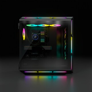 Foto 4 | Gabinete Corsair Icue 5000t Con Ventana Rgb, Midi Tower, Atx, Usb 3.0, Sin Fuente, Negro