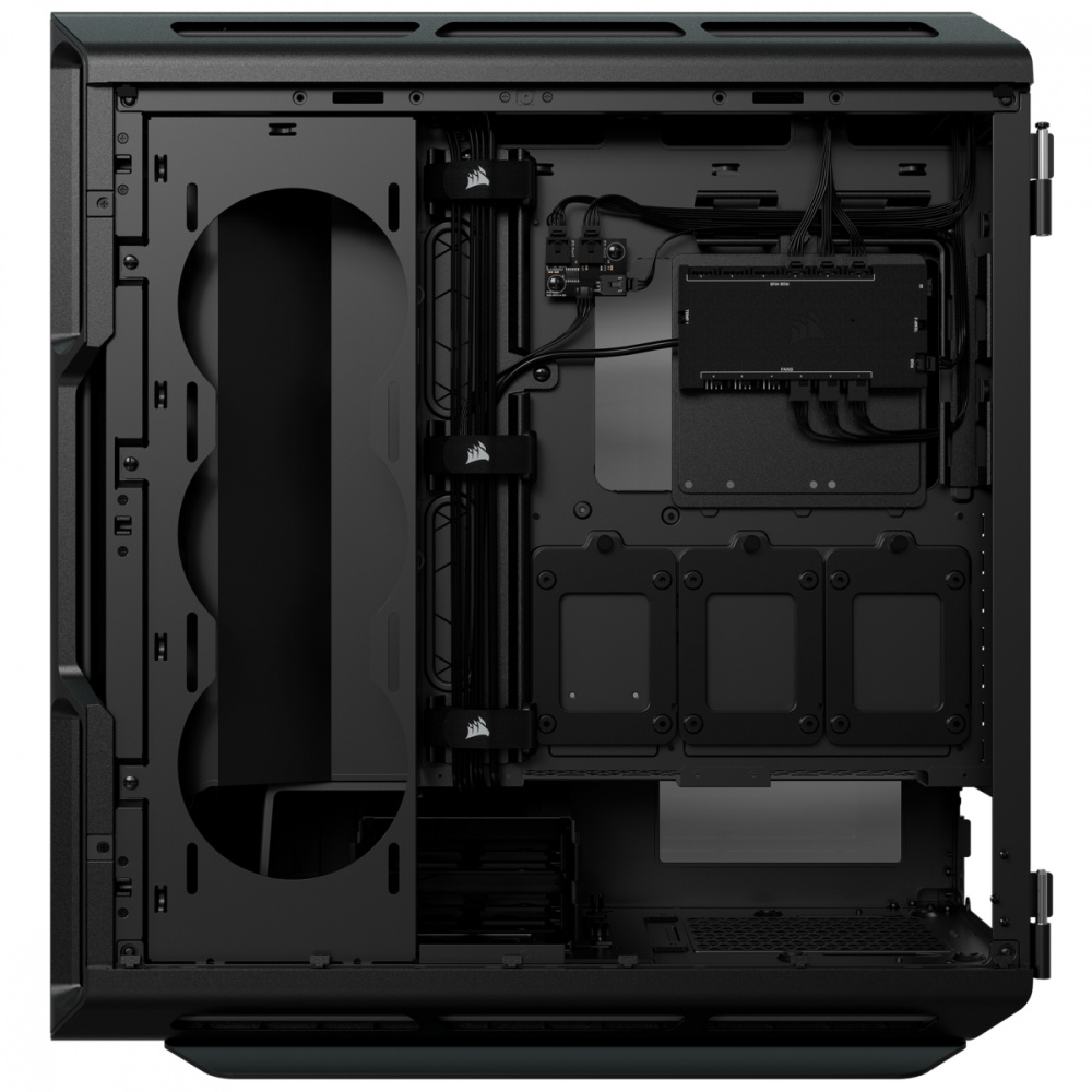 Foto 6 pulgar | Gabinete Corsair Icue 5000t Con Ventana Rgb, Midi Tower, Atx, Usb 3.0, Sin Fuente, Negro
