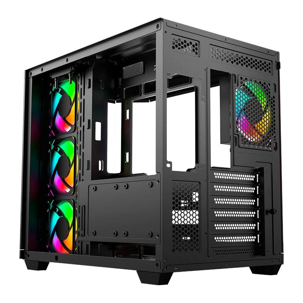 Foto 4 pulgar | Gabinete Balam Rush Tank Super 9600 Tb Con Ventana Rgb Midi-tower Atx/micro-atx/itx Usb 3.0/2.0 Sin Fuente 4 Ventilador