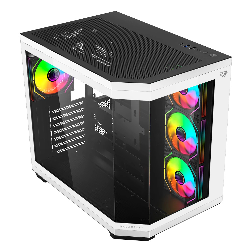 Foto 5 pulgar | Gabinete Balam Rush Tank Super 9600 Tb Con Ventana Rgb Midi-tower Atx/micro-atx/itx Usb 3.0/2.0 Sin Fuente 4 Ventilador