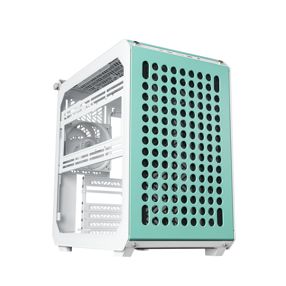 Foto 2 pulgar | Gabinete Cooler Master QUBE 500 Flatpack con Ventana y USB 3.0 color Menta