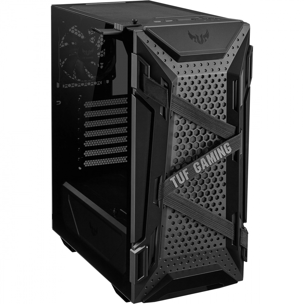 Gabinete Asus Tuf Gaming Gt301 Con Ventana, Midi-tower, Atx/micro-atx/mini-atx, Usb 3.2, Sin Fuente, 4 Ventilador