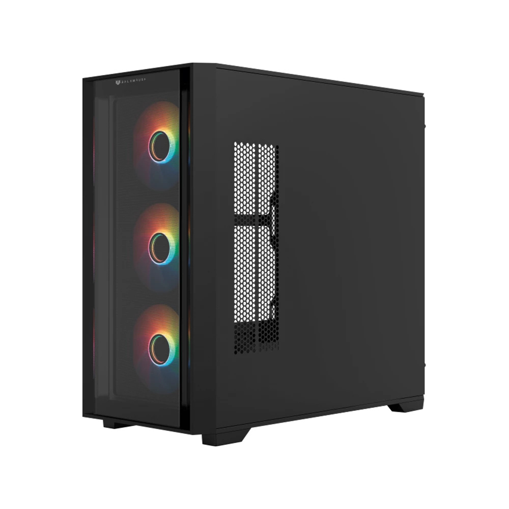 Foto 4 pulgar | Gabinete Balam Rush Carbono Twin Mate 8000 Con Ventana Rgb, Midi-tower, Micro-atx/mini-itx, Usb 3.0/2.0, Sin Fue