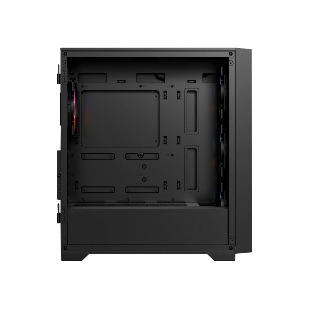 Foto 5 pulgar | Gabinete Balam Rush Carbono Twin Mate 6000 con Ventana RGB y 4 Ventiladores