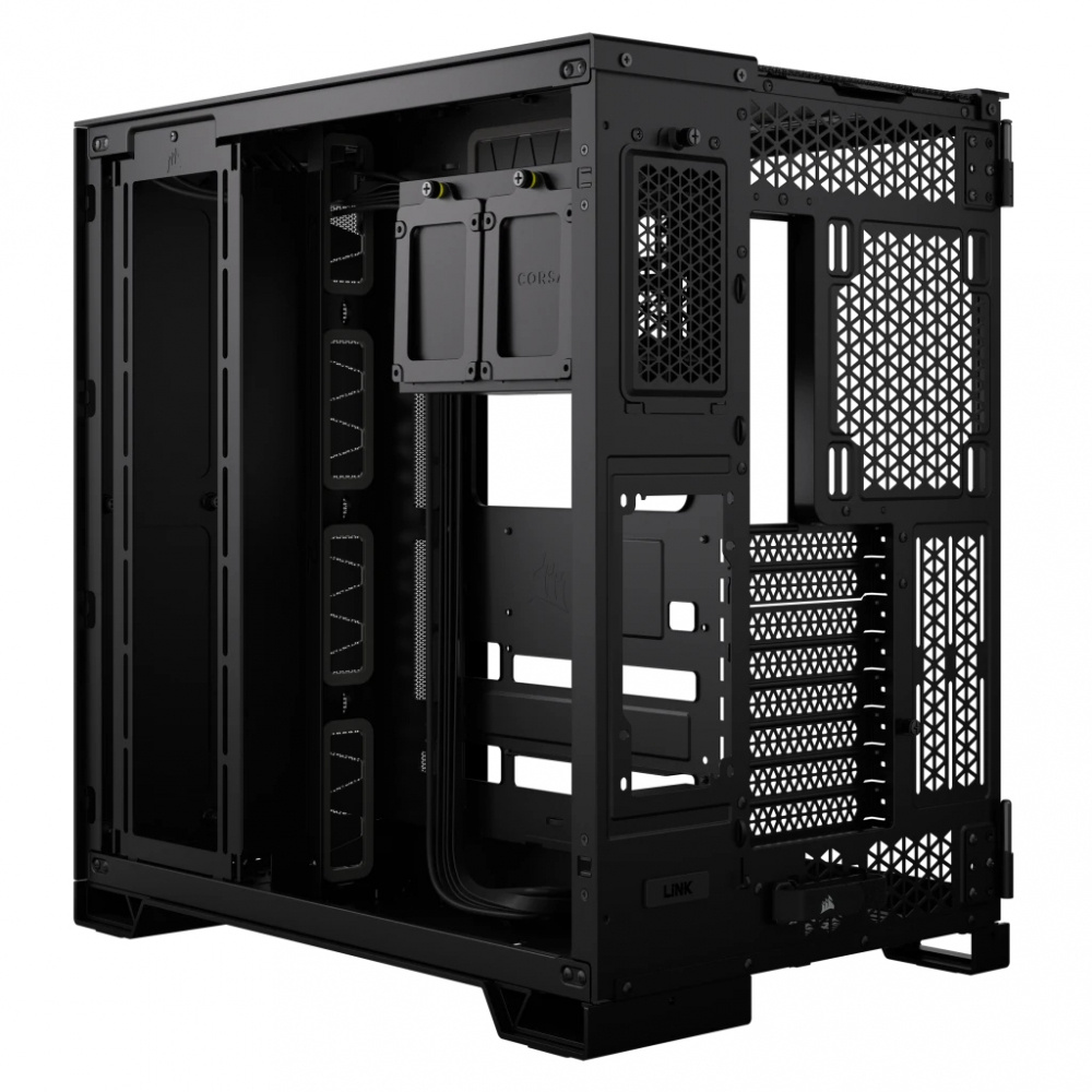 Foto 3 pulgar | Gabinete Corsair 6500d Airflow Con Ventana, Midi-tower, Atx, Usb 3.1, Sin Fuente, Sin Ventiladores Instalados, Negro