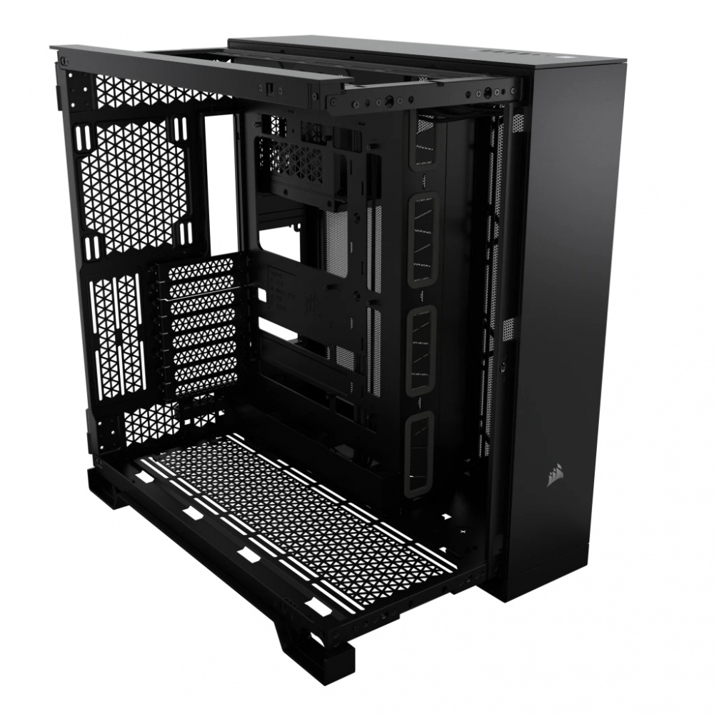 Foto 5 pulgar | Gabinete Corsair 6500d Airflow Con Ventana, Midi-tower, Atx, Usb 3.1, Sin Fuente, Sin Ventiladores Instalados, Negro