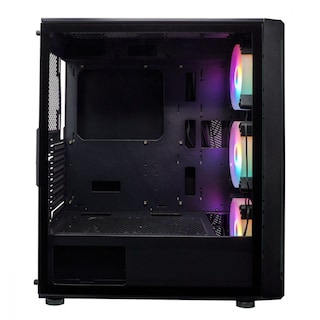 Foto 3 | Gabinete Evotec EV-1021 con Ventana y 3 Ventiladores para ATX/Micro-ATX/Mini-ATX