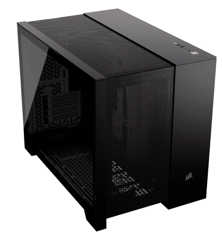 Foto 2 pulgar | Gabinete Corsair con Ventana 2500d Airflow Midi-Tower Micro-atx/mini-itx USB 3.2 Sin Fuente Sin Ventiladores Instalados