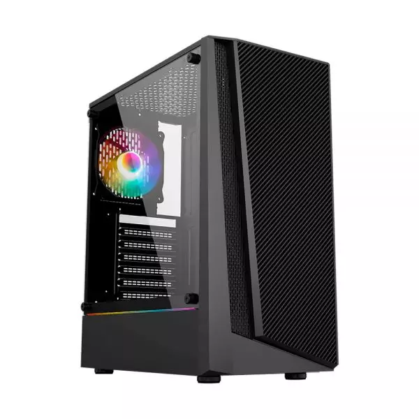 Foto 2 pulgar | Gabinete Eagle Warrior Jaguar Warrior Falcon con Ventana Rgb Atx/micro Atx, Usb 2.0/3.0 Sin Fuente Sin Ventiladores