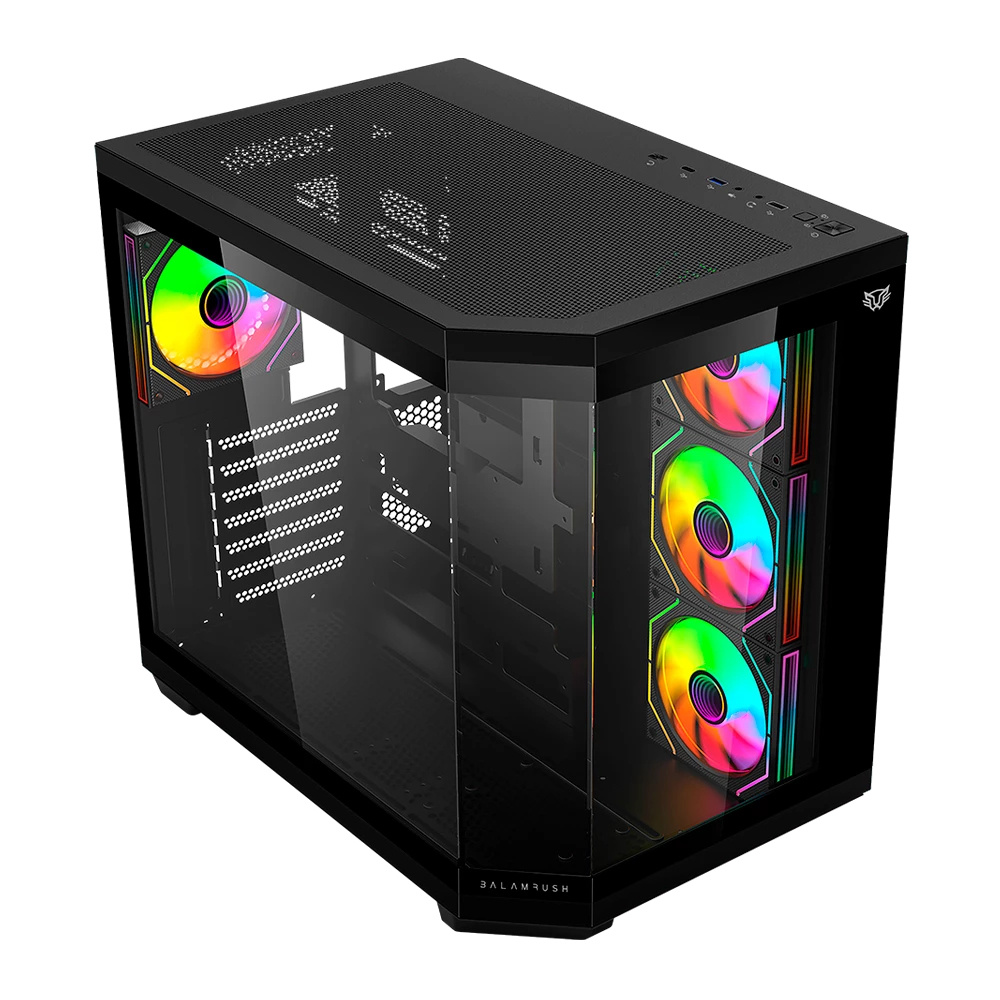 Foto 3 pulgar | Gabinete Balam Rush Tank Super 9600 Tb Con Ventana Rgb, Midi-tower, Atx/micro-atx/itx, Usb 3.0/2.0, Sin Fuente,