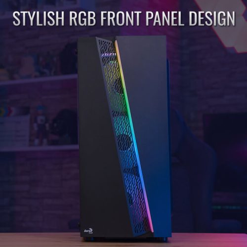 Foto 4 pulgar | Gabinete Aerocool Blade G V1 con Ventana RGB y Diseño Minimalista