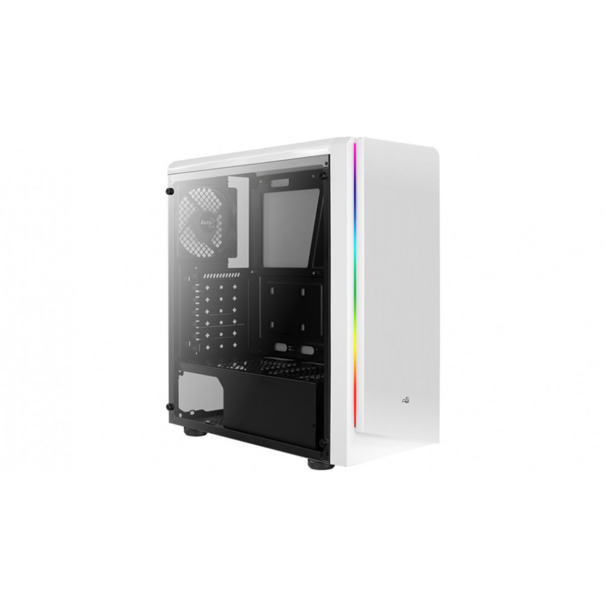 Gabinete Aerocool Rift Wg Rgb Con Ventana de Cristal Templado Midi-tower, Atx/micro Atx/mini-itx, Usb 2.0/3.0 Sin Fuente