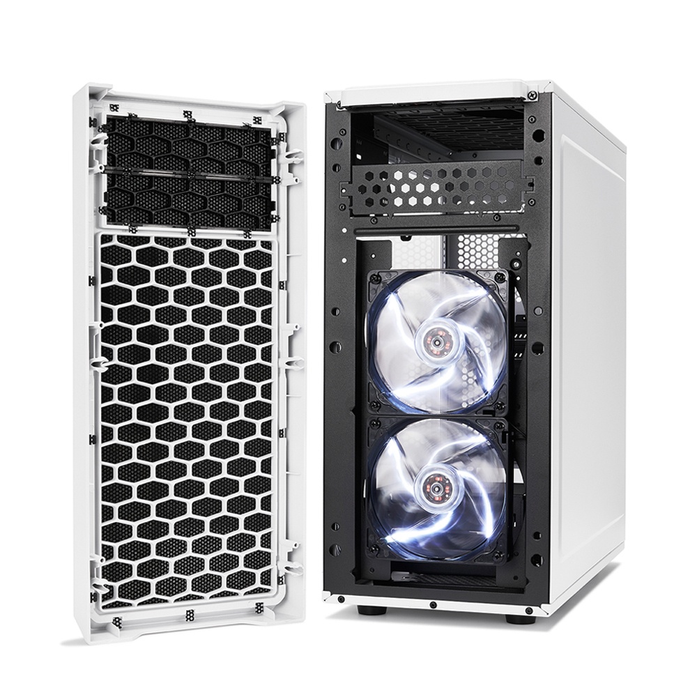 Foto 5 pulgar | Gabinete Fractal Design Focus G con Ventana Led Blanco Midi-Tower ATX/Mini-ITX/Micro-ATX USB 3.0/2.0 sin Fuente