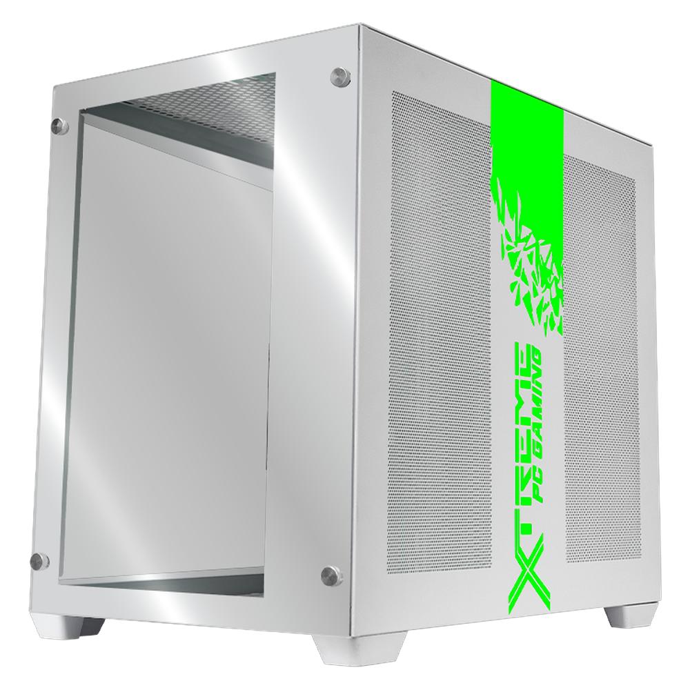 Foto 4 pulgar | Gabinete Gamer Xtreme Pc Gaming Counter Strike Edition Media Torre Atx 4 Fan Cristal Templado Rgb Blanco