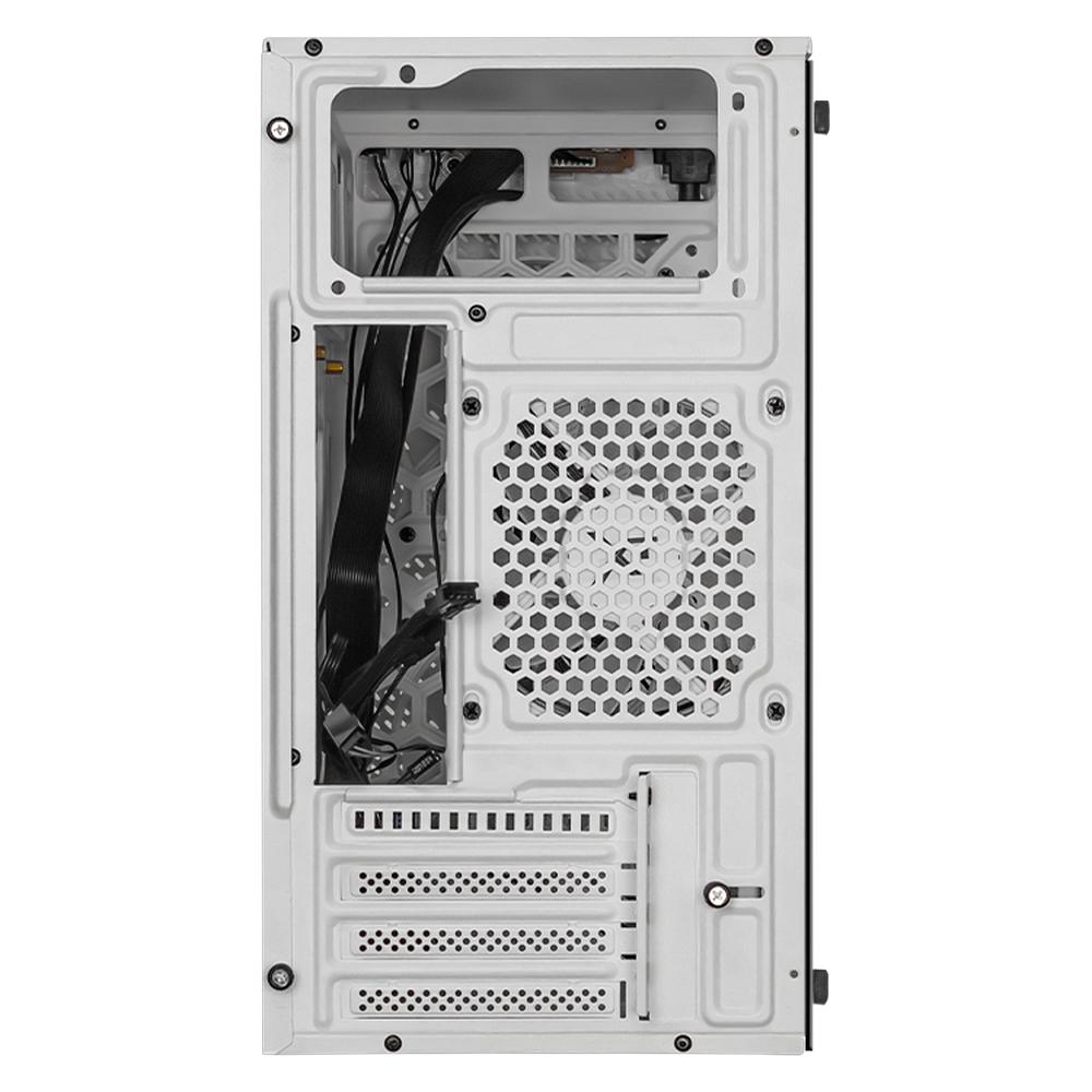 Foto 6 pulgar | Gabinete Gamer Xtreme Pc Gaming Air Max M2 Micro Torre Micro Atx 3 Fan Cristal Templado Argb Blanco