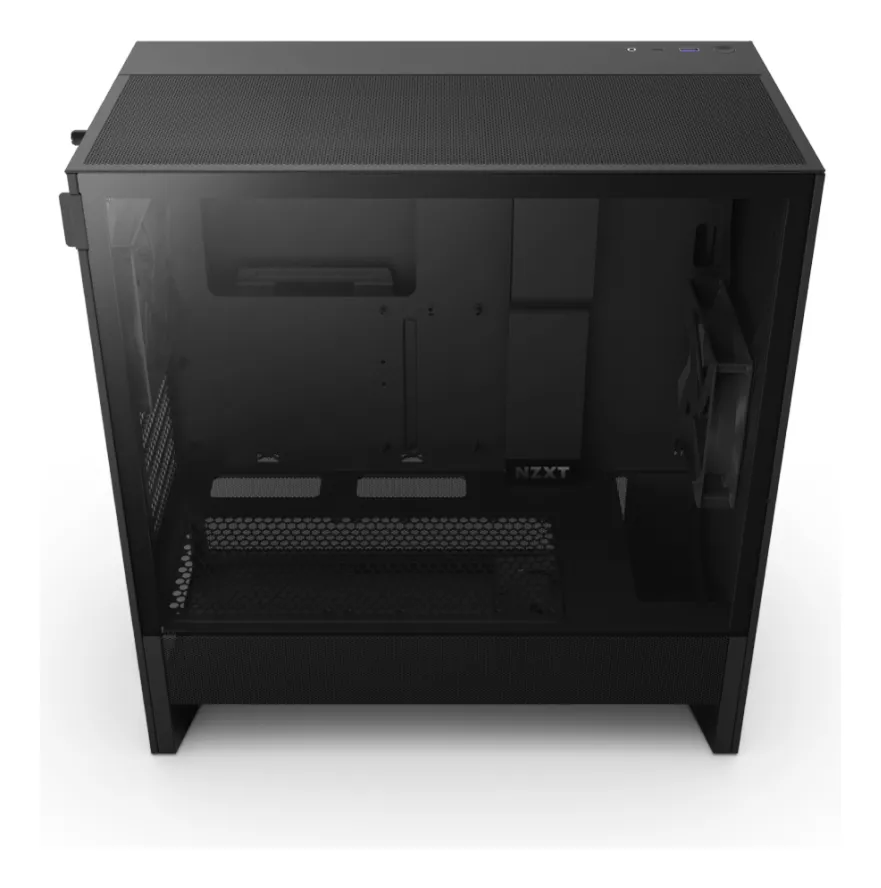 Foto 3 pulgar | Gabinete Nzxt H5 Flow Edition Negro Atx S/fuente Cristal