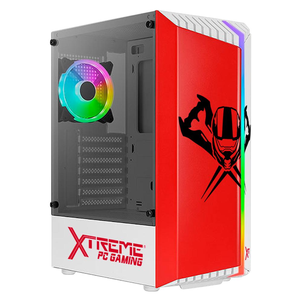 Foto 2 pulgar | Gabinete Gamer Xtreme Pc Gaming Halo Infinite Edition Media Torre Atx 1 Fan Cristal Templado Rgb