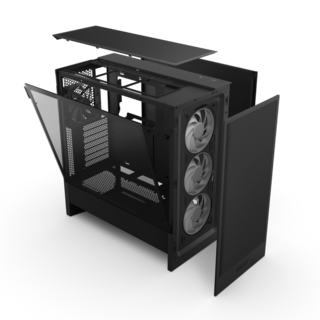 Foto 5 | Gabinete Nzxt H5 Flow Rgb Edition Negro Atx S/fuente Negro