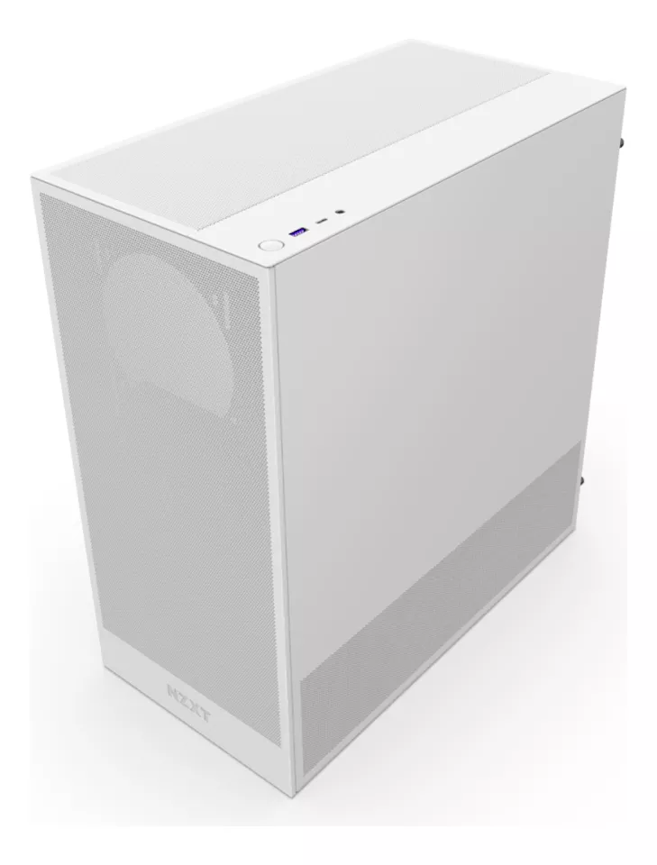 Foto 2 | Gabinete Nzxt H5 Flow Edition Blanca Atx S/fuente Cristal Templado