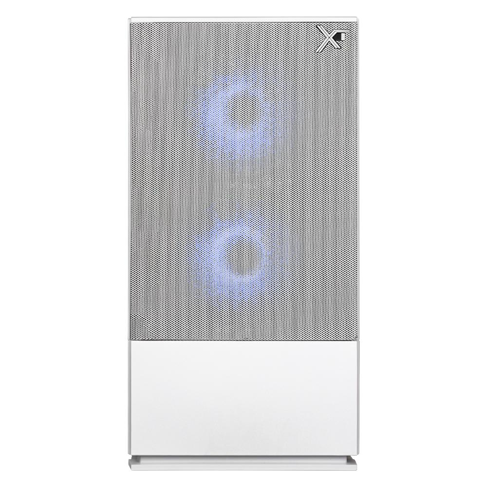 Foto 3 pulgar | Gabinete Gamer Xtreme Pc Gaming Air Flow Micro Torre Micro Atx 3 Fan Mesh Cristal Templado Argb Blanco
