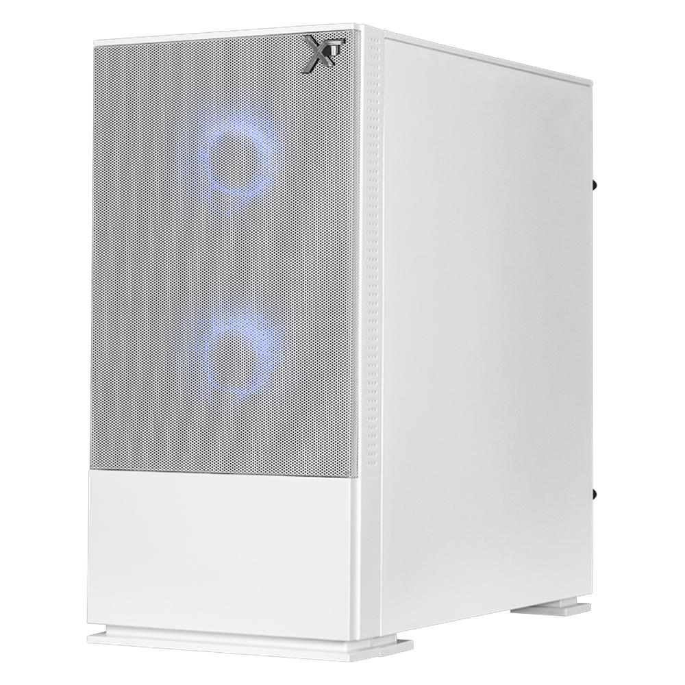 Foto 4 pulgar | Gabinete Gamer Xtreme Pc Gaming Air Flow Micro Torre Micro Atx 3 Fan Mesh Cristal Templado Argb Blanco