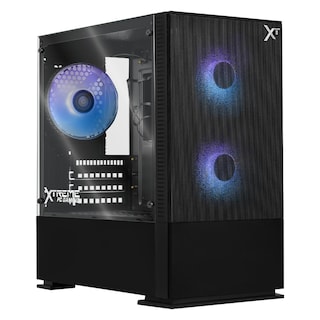 Foto 1 | Gabinete Gamer Xtreme Pc Gaming Air Flow Micro Torre Micro Atx 3 Fan Mesh Cristal Templado Argb Negro