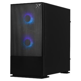 Foto 3 | Gabinete Gamer Xtreme Pc Gaming Air Flow Micro Torre Micro Atx 3 Fan Mesh Cristal Templado Argb Negro