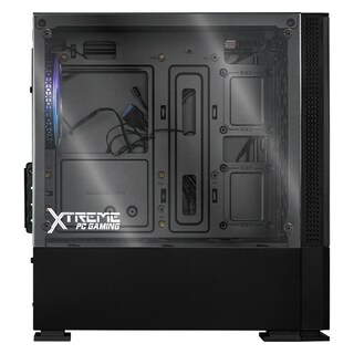 Foto 5 | Gabinete Gamer Xtreme Pc Gaming Air Flow Micro Torre Micro Atx 3 Fan Mesh Cristal Templado Argb Negro