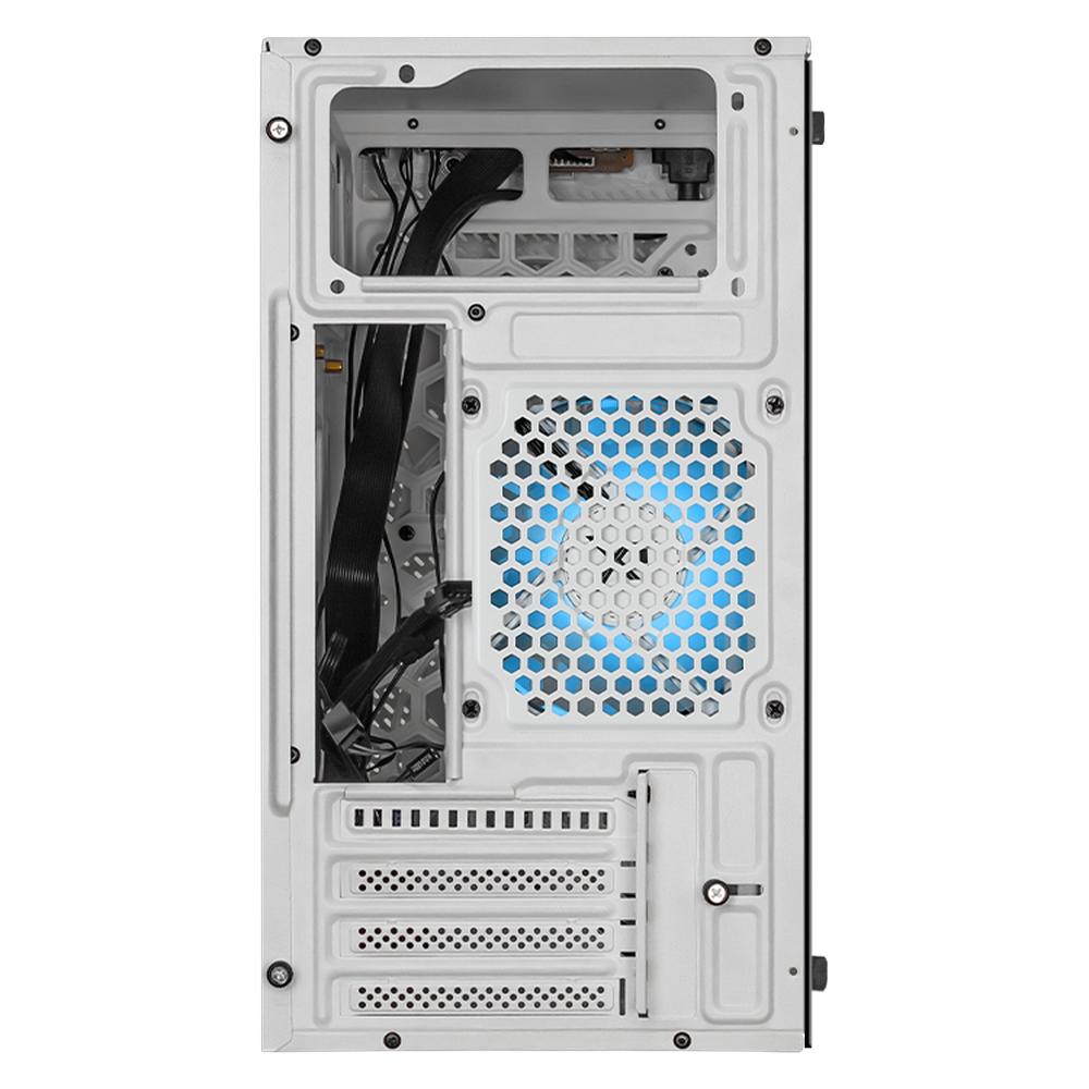 Foto 4 | Gabinete Gamer Xtreme Pc Gaming Air Max M2 Micro Torre Micro Atx 3 Fan Cristal Templado Argb Blanco