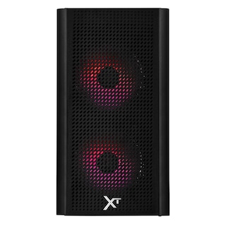 Foto 2 | Gabinete Gamer Xtreme Pc Gaming Air Max M2 Micro Torre Micro Atx 3 Fan Cristal Templado Argb Negro