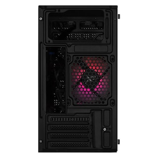 Foto 4 | Gabinete Gamer Xtreme Pc Gaming Air Max M2 Micro Torre Micro Atx 3 Fan Cristal Templado Argb Negro