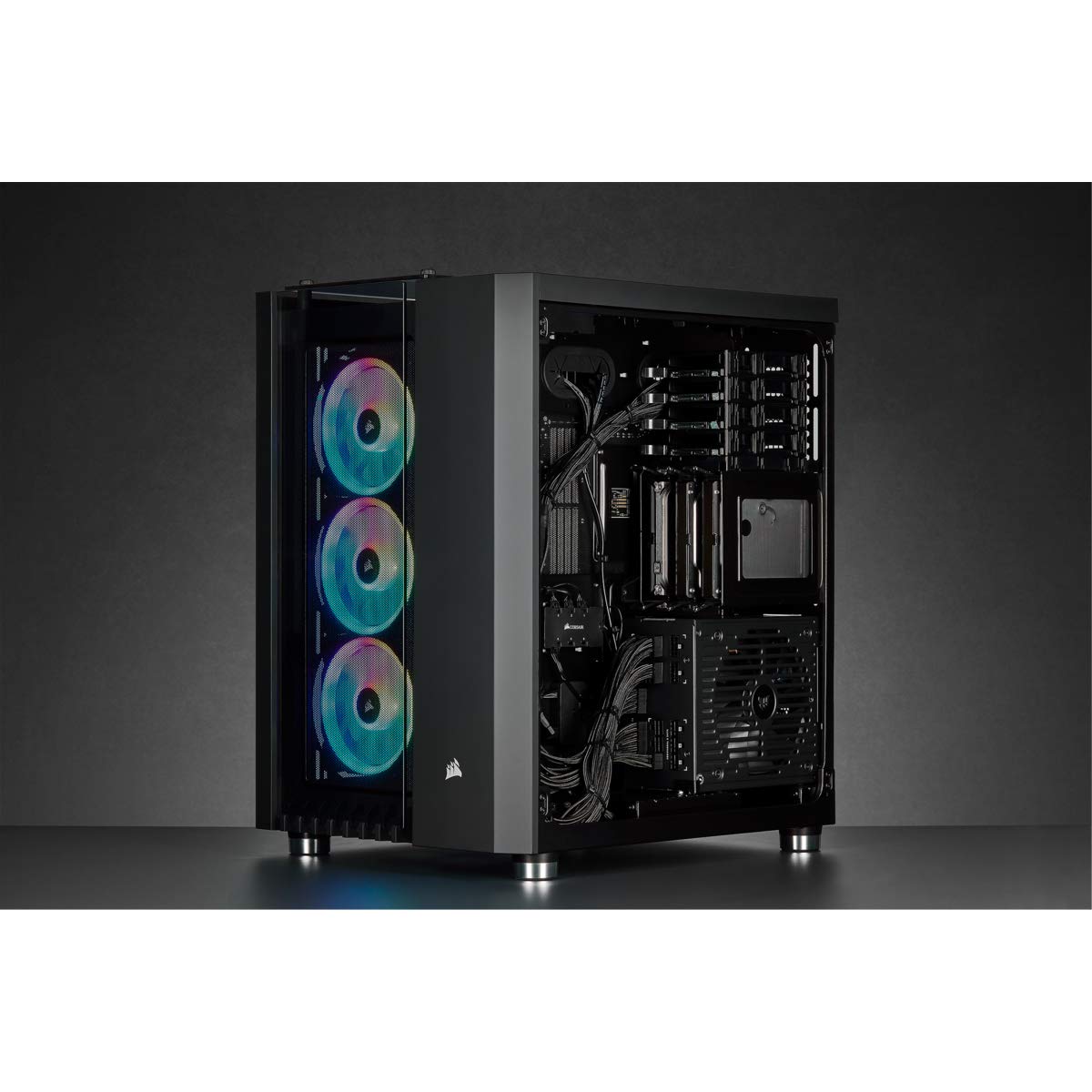 Foto 6 | Funda Para Pc Corsair Crystal Series 680x Rgb De Alto Flujo De Aire Negra - Venta Internacional.