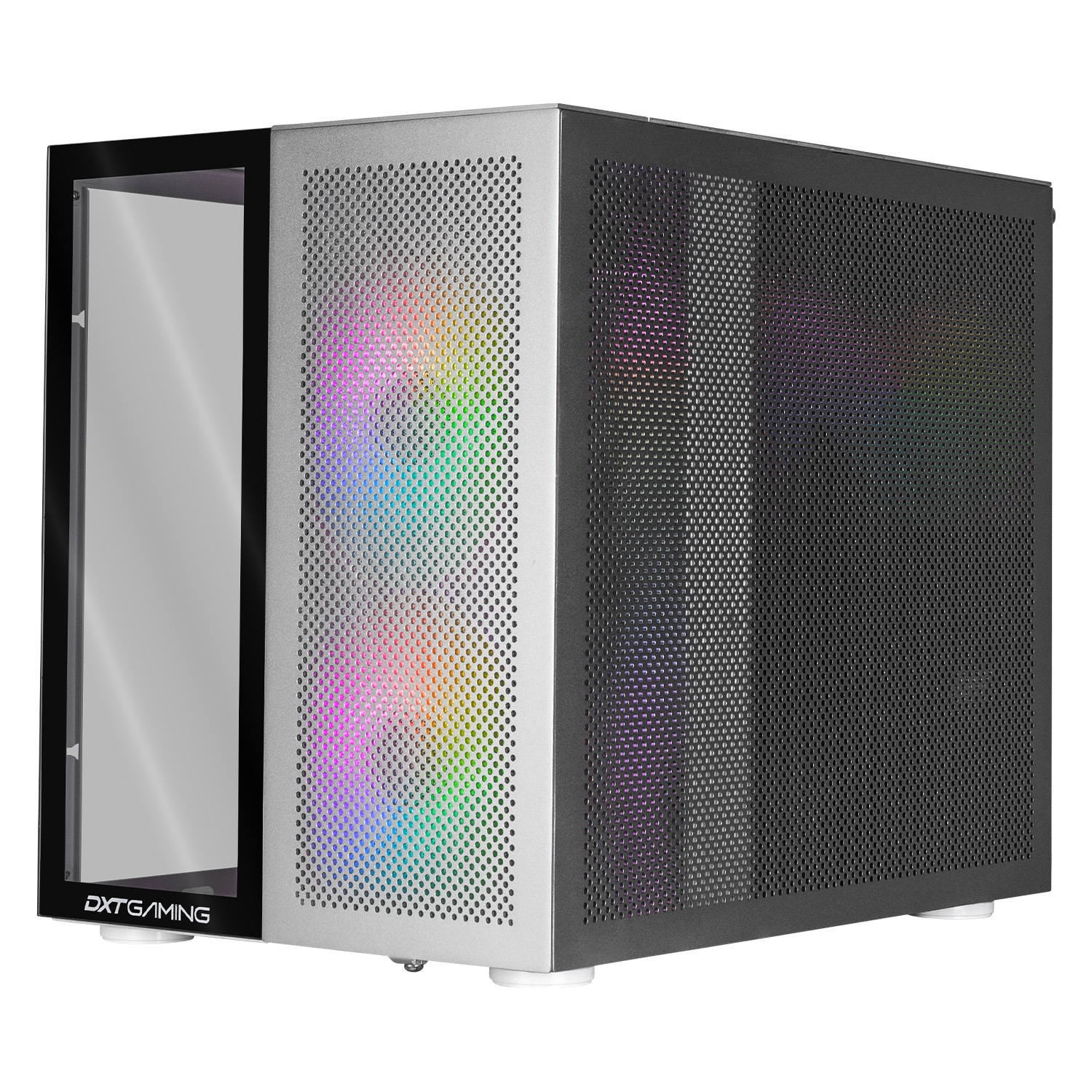 Foto 3 pulgar | Gabinete Gamer Dxt Gaming Titan T7 Micro Torre Micro ATX con Cristal Templado y ARGB