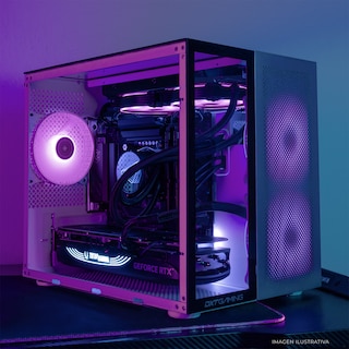 Foto 8 | Gabinete Gamer Dxt Gaming Titan T7 Micro Torre Micro ATX con Cristal Templado y ARGB