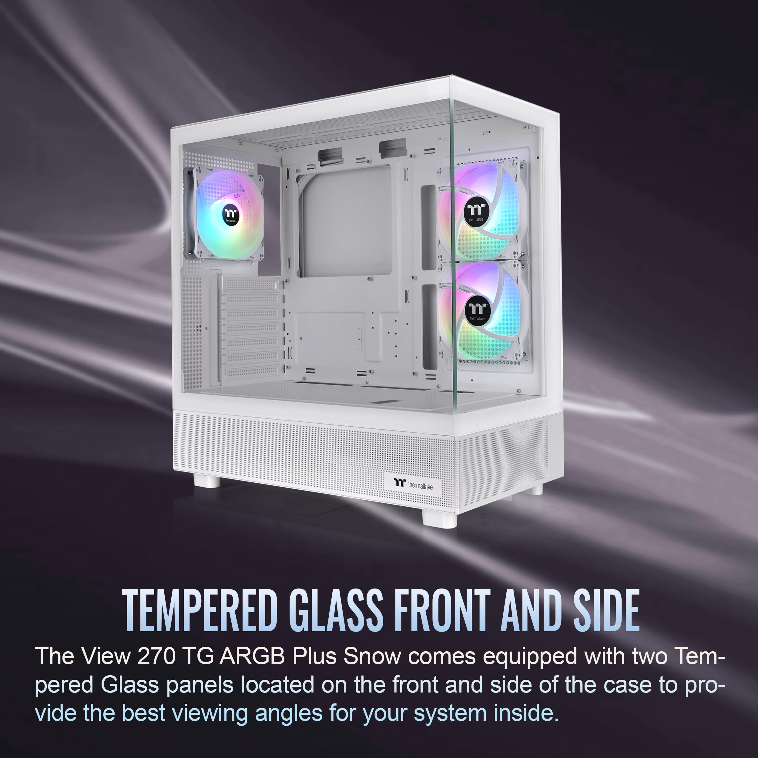 Foto 4 pulgar | Case Thermaltake View 270 Plus Tg Argb Snow Mid-tower E-atx - Venta Internacional.