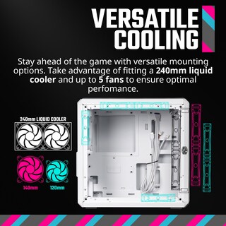 Foto 4 | Carcasa Para Ordenador Cooler Master Q300l V2 White Micro-atx Tower - Venta Internacional.