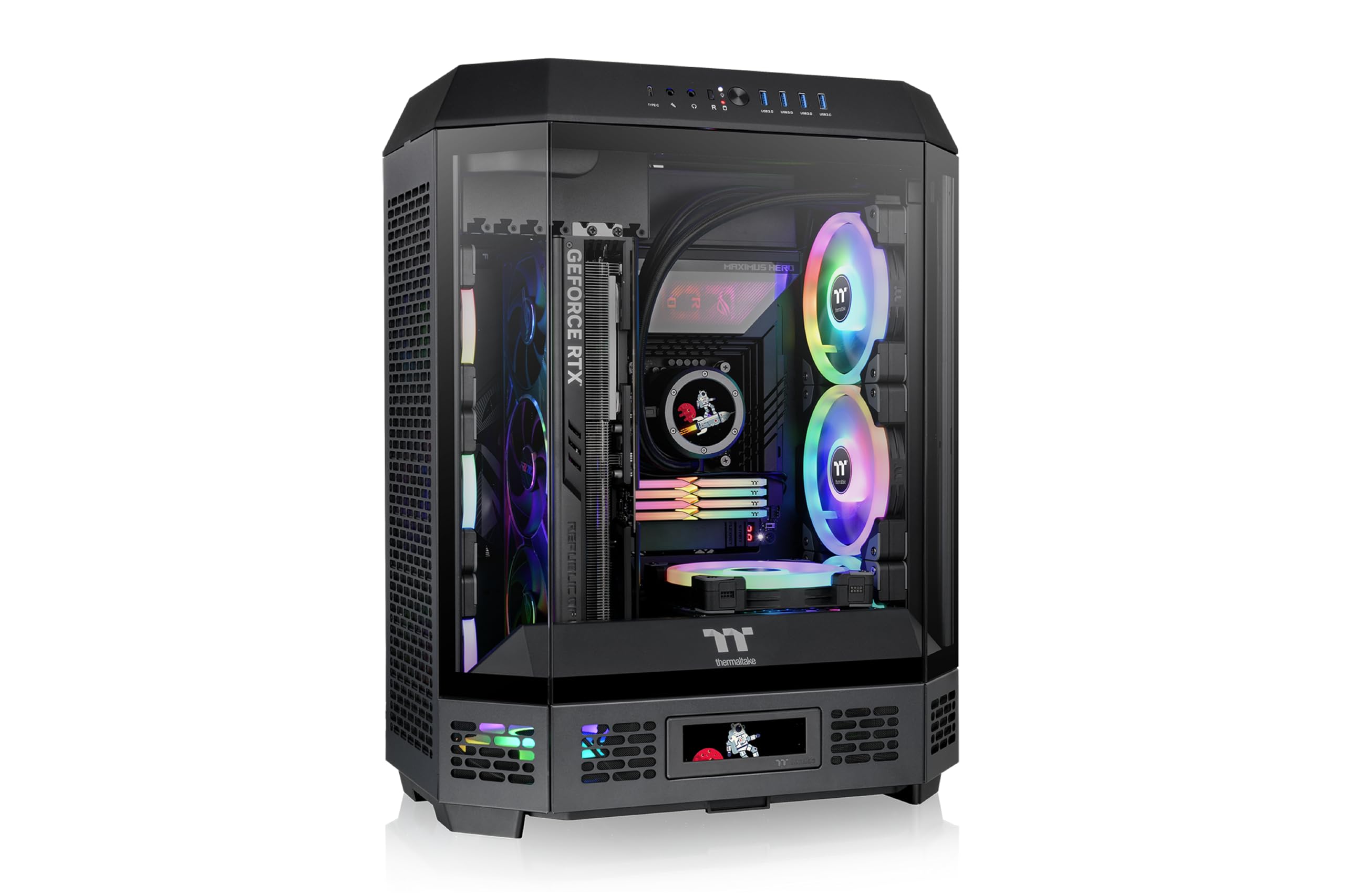 Foto 2 pulgar | Case Thermaltake The Tower 600 Black Mid-tower Atx - Venta Internacional.