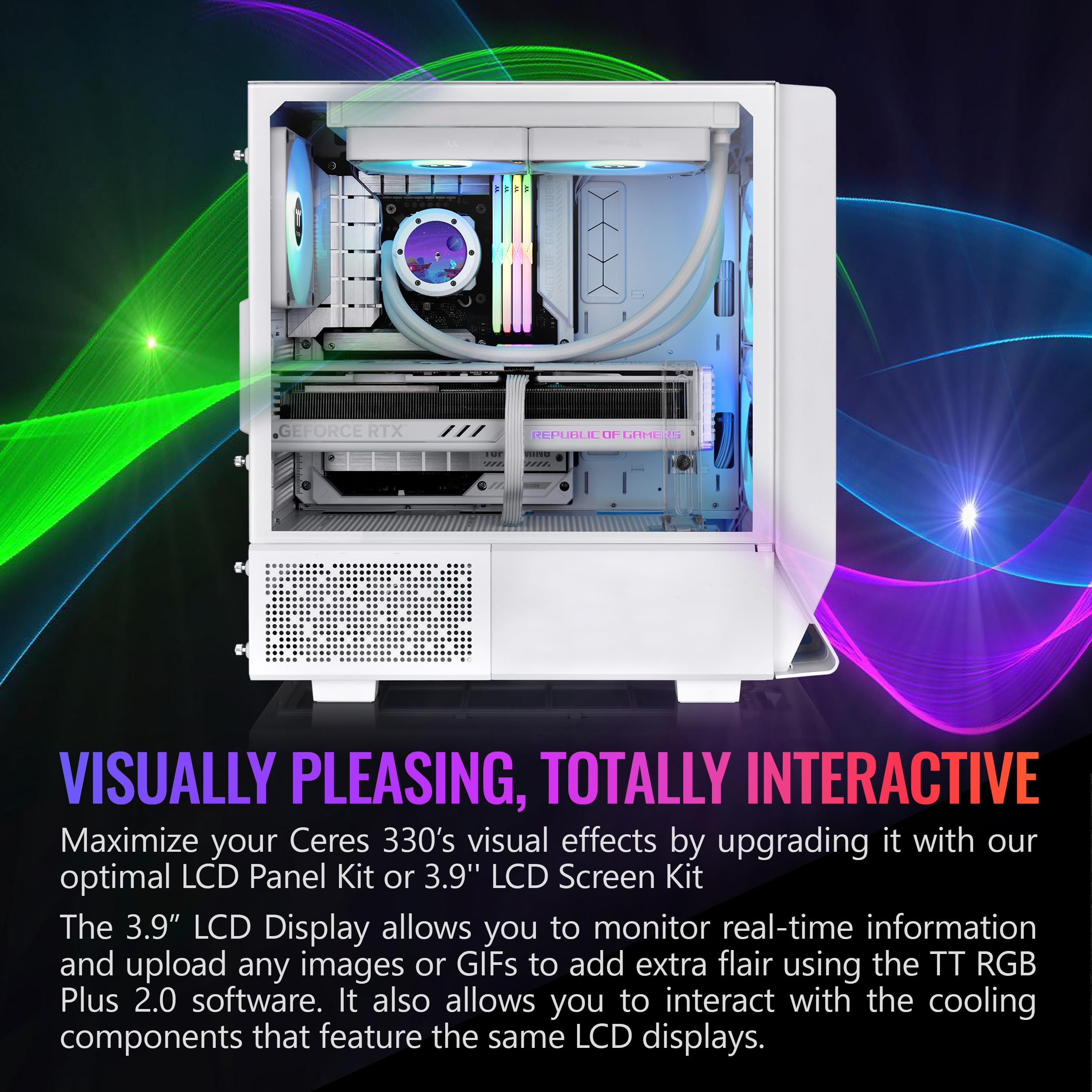 Foto 6 pulgar | Case Thermaltake Ceres 330 Tg Argb Snow Midtower E-atx - Venta Internacional.