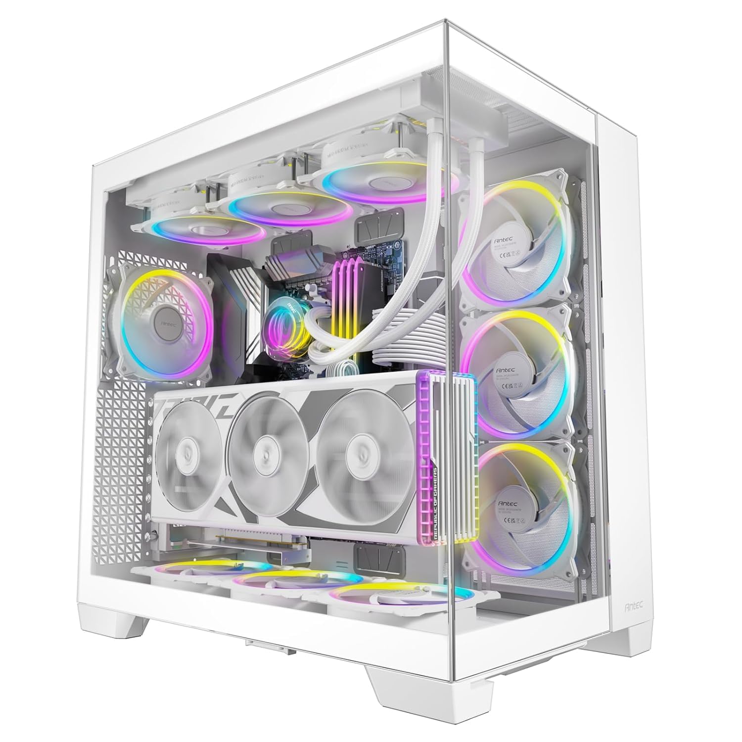 Foto 2 pulgar | Carcasa Para Pc Antec C8 Argb E-atx Blanca Con Torre Completa Con Radiador De 360 Mm - Venta Internacional.