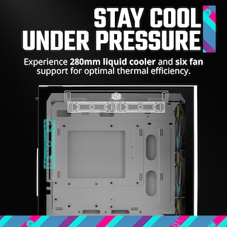 Foto 2 | Funda Para Pc Cooler Master Elite 301 Blanca Micro-atx Con Vidrio Templado - Venta Internacional.