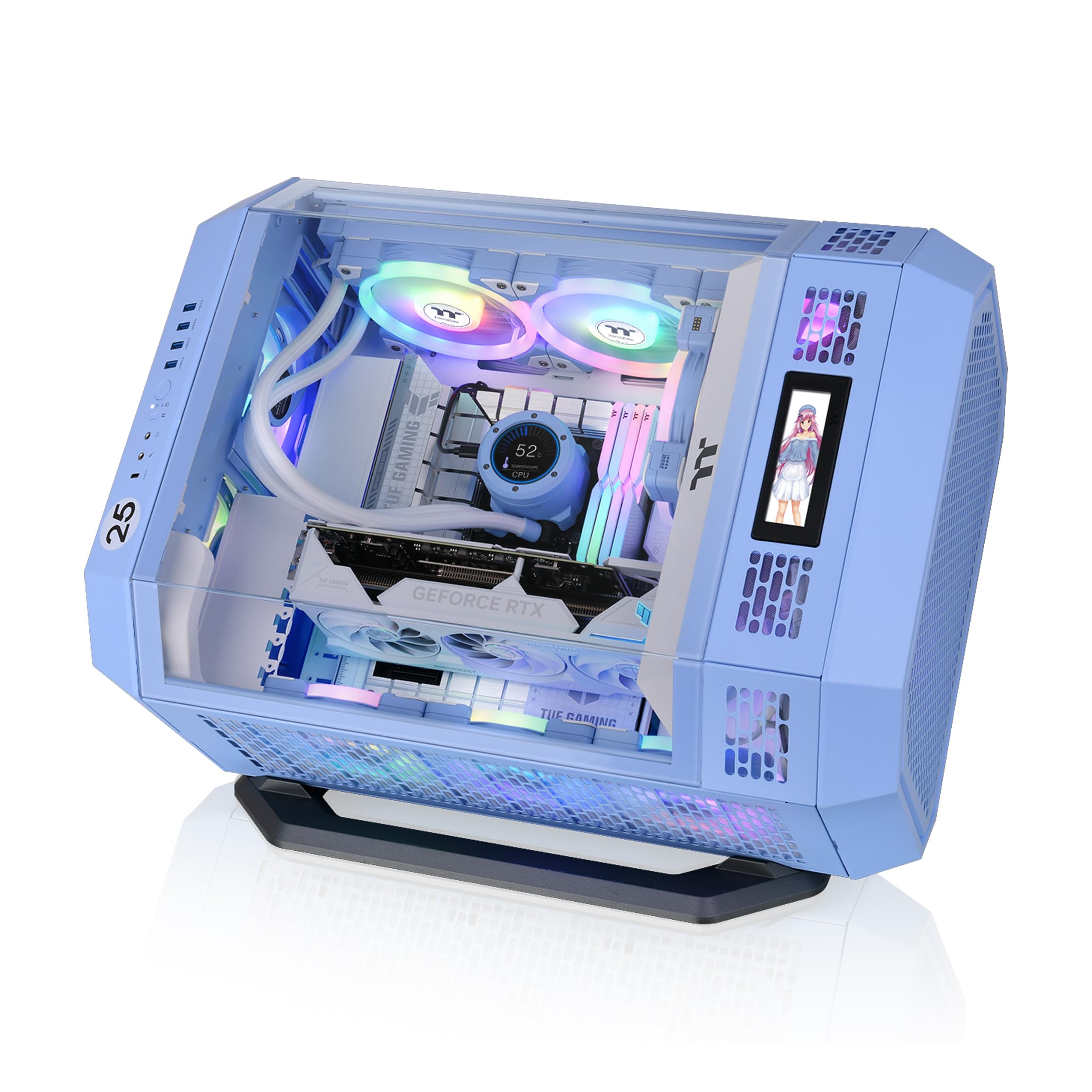 Foto 3 pulgar | Soporte De Chasis Thermaltake Tower Serie 600, Azul - Venta Internacional.