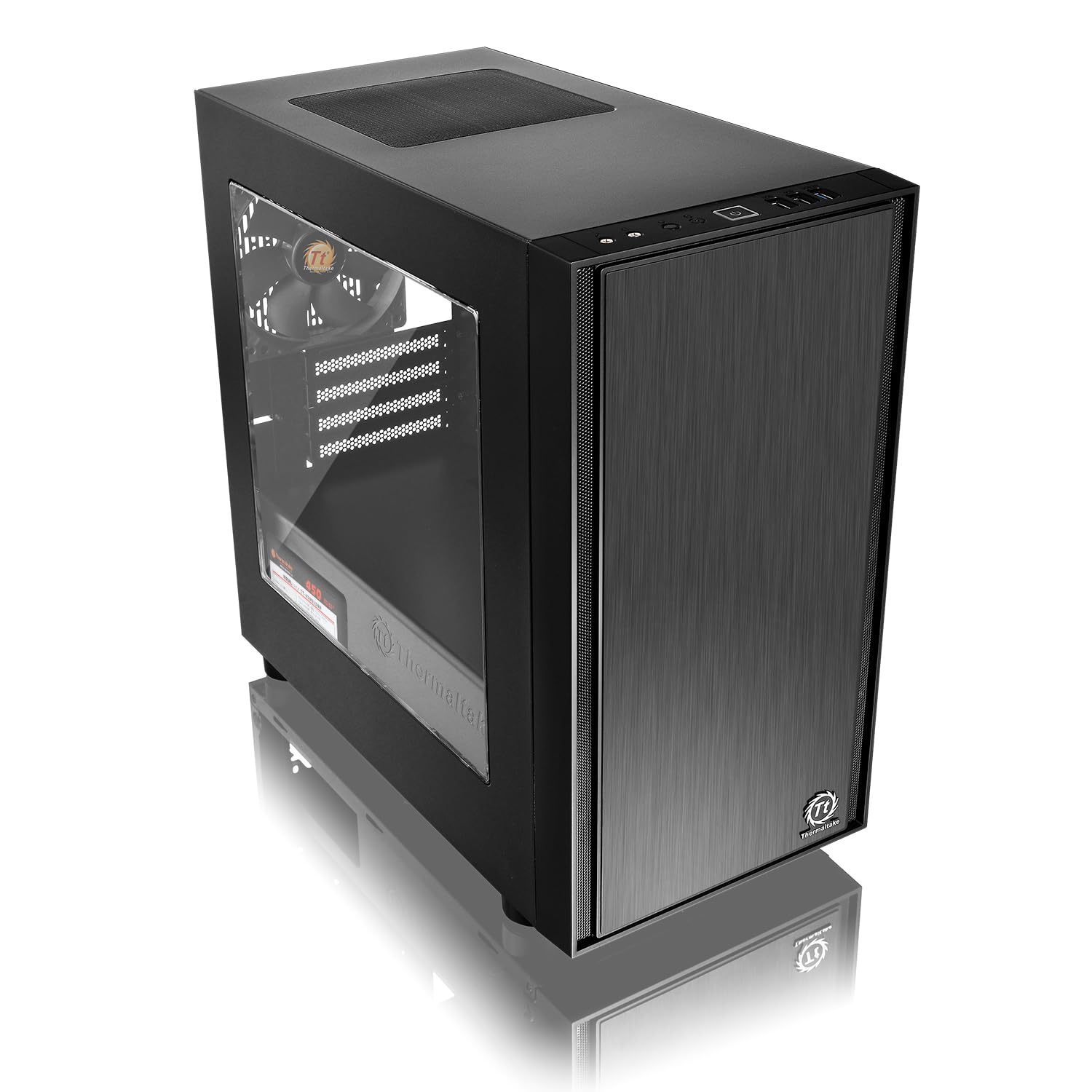 Foto 5 pulgar | Microtorre Case Thermaltake H17 Con Fuente De Alimentación De 450 W Y Ventilador De 120 Mm - Venta Internacional.