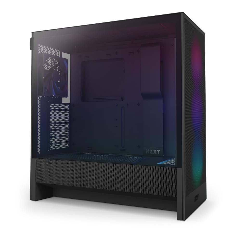 Foto 2 pulgar | Funda Para Videojuegos Para Pc Nzxt H5 Flow Rgb 2024 Atx Mid-tower Negra - Venta Internacional.