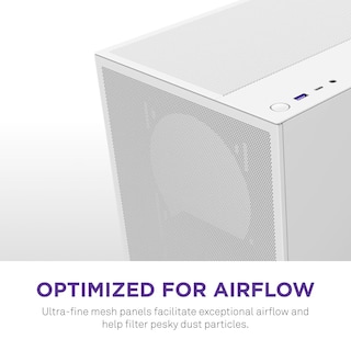 Foto 5 | Funda Para Videojuegos Para Pc Nzxt H5 Flow 2024 Atx Mid-tower Blanca - Venta Internacional.